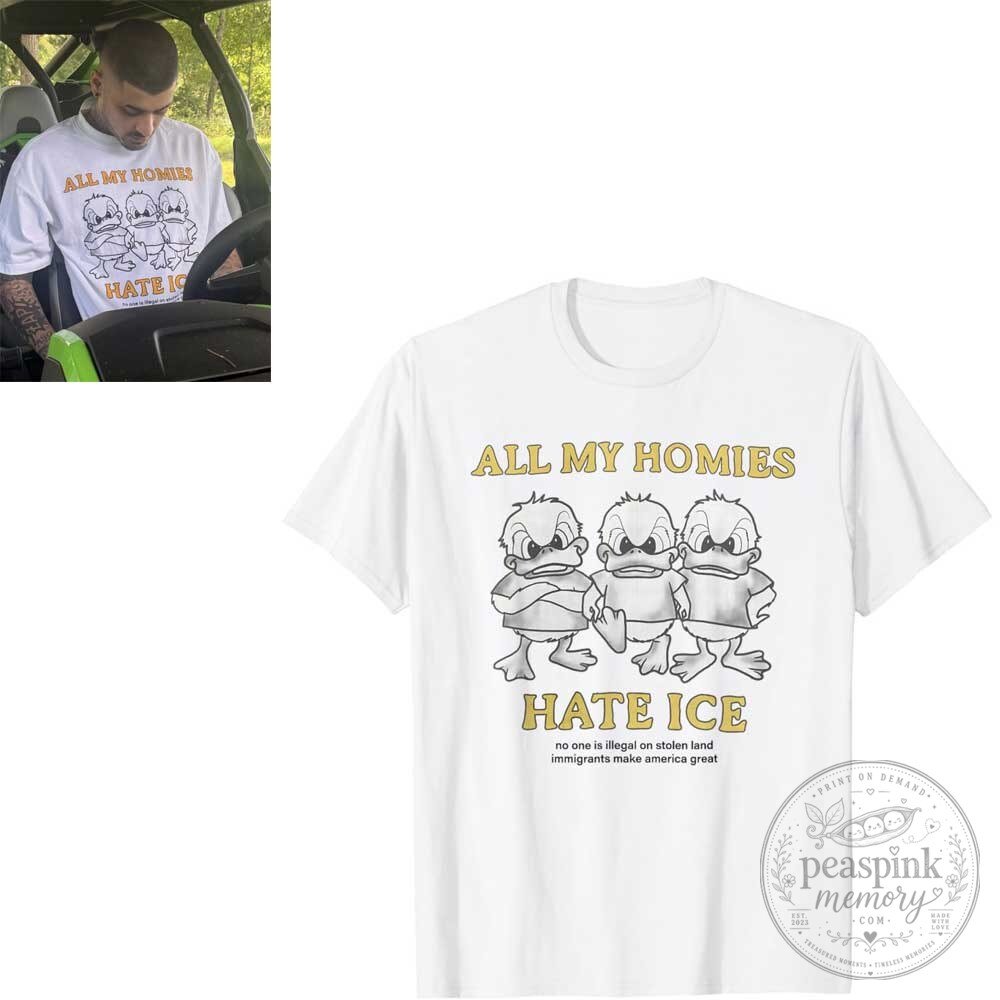 Zayn "All My Homies Hate ICE" T-Shirt for Fan Engagement and Style