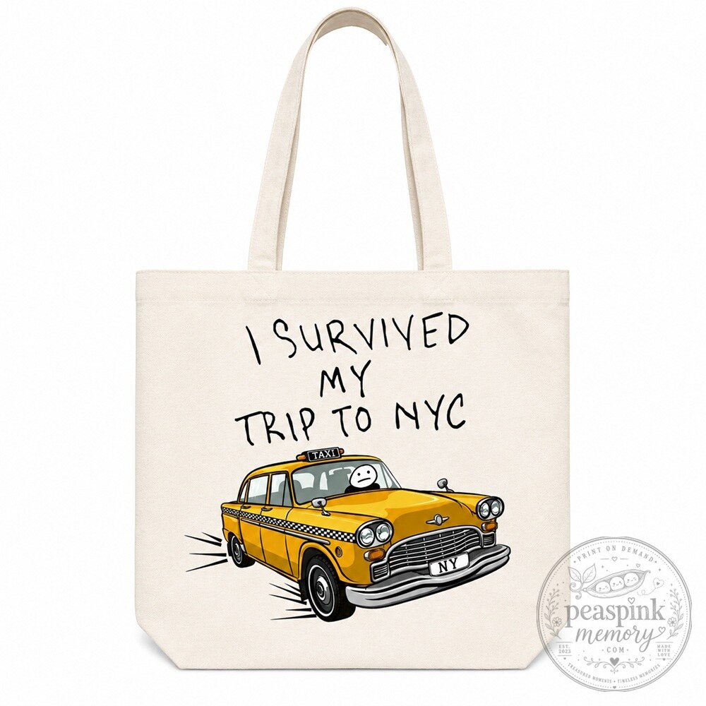 Peter Parker’s I Survived my Trip to NYC Tote Bag