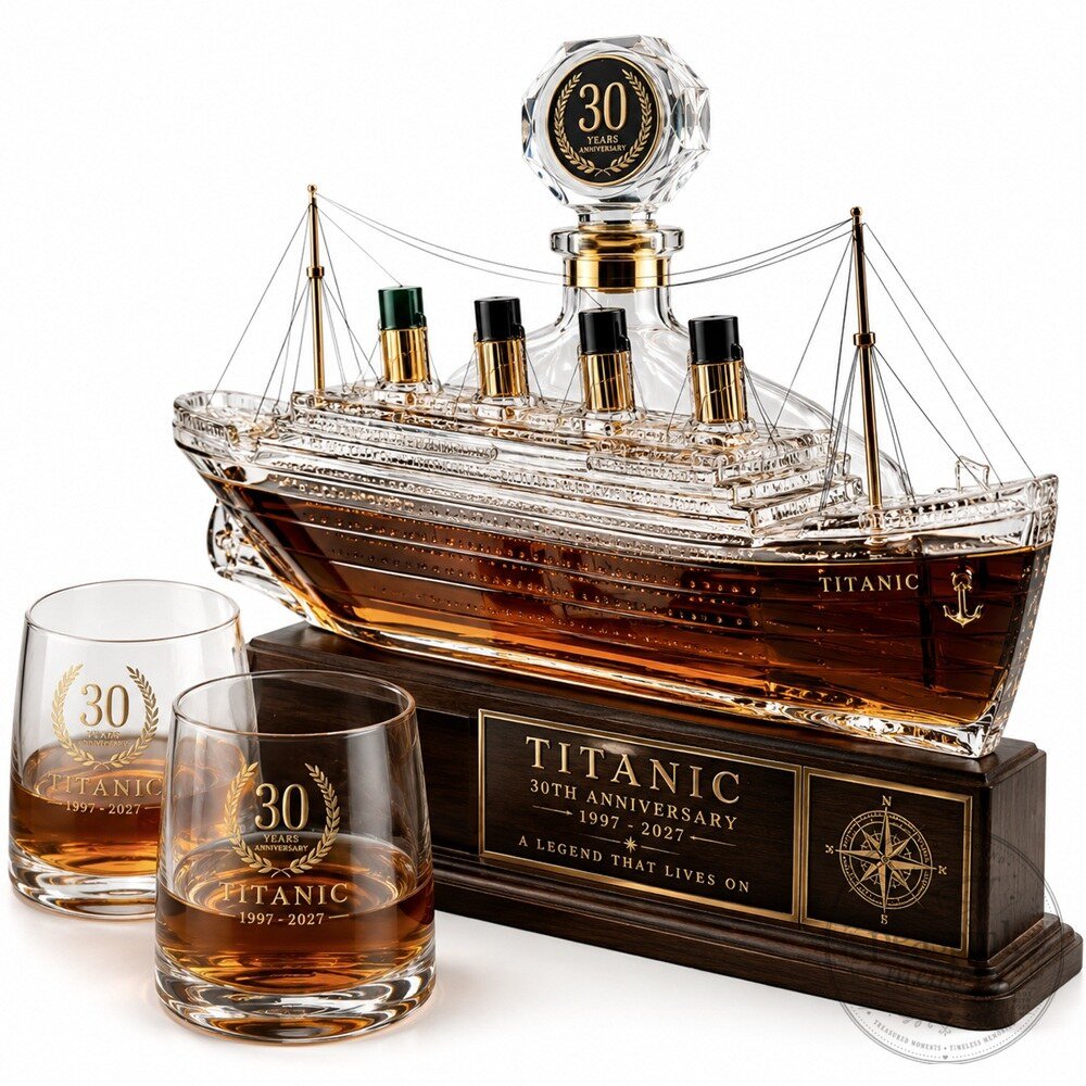 Titanic 30th Anniversary Decanter for Elegant Celebrations