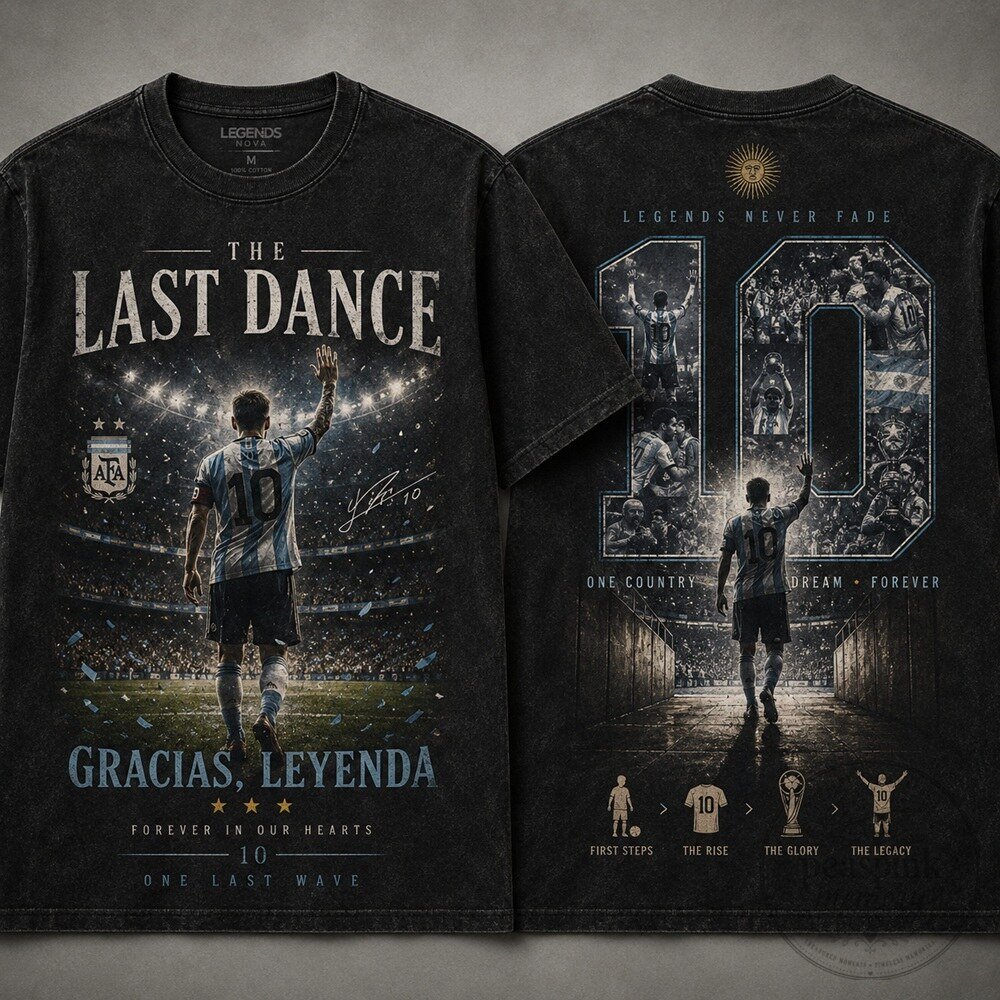 Messi Retired from Argentina T-Shirt for Nostalgic Fans