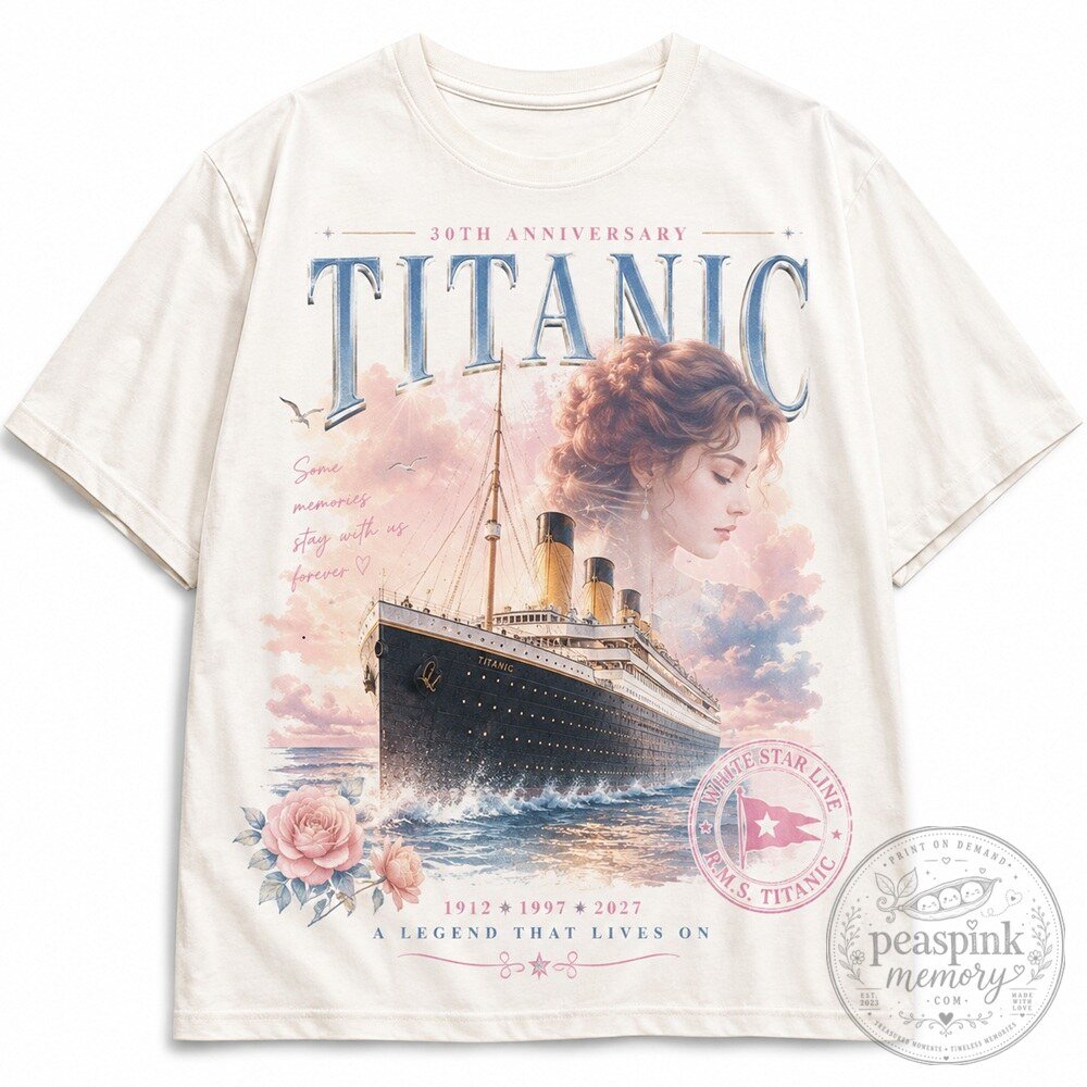 Titanic 30th Anniversary Girl Shirt for Nostalgic Fans
