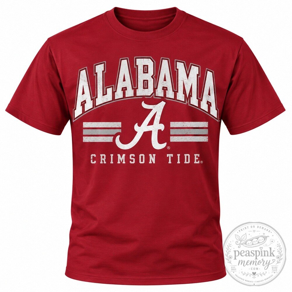 Classic Crimson Alabama State T-Shirt - Game Day Apparel 1 Classic Crimson Alabama State T-Shirt - Game Day Apparel