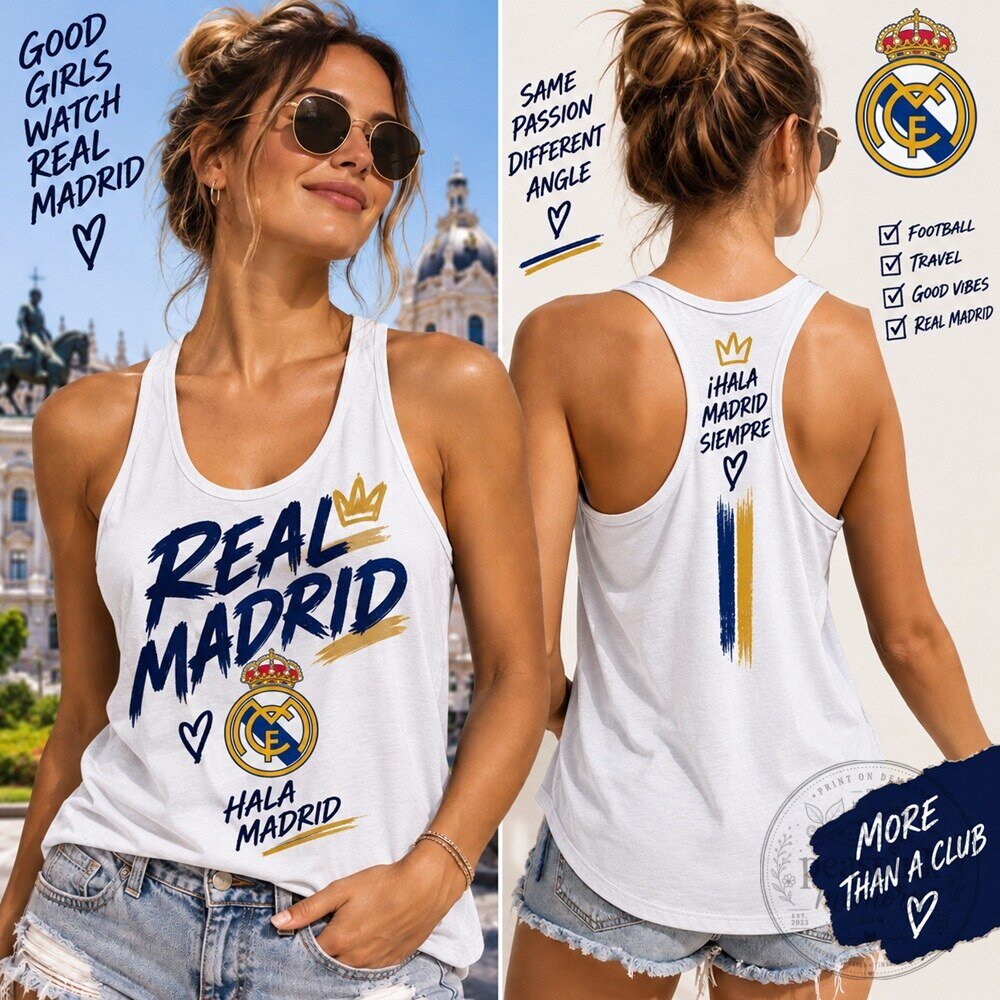 Real Madrid Tank Top for Ultimate Comfort and Team Spirit 2 Real Madrid Tank Top for Ultimate Comfort and Team Spirit