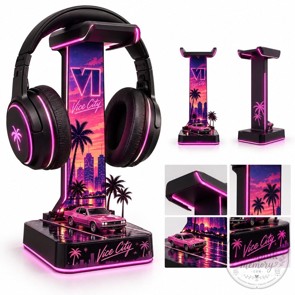 GTA VI Headphone Hanger - Grand Theft Auto 6 Vice City