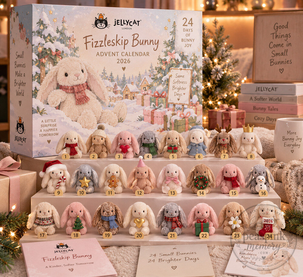 Jellycat Fizzleskip Bunny Advent Calendar 2026