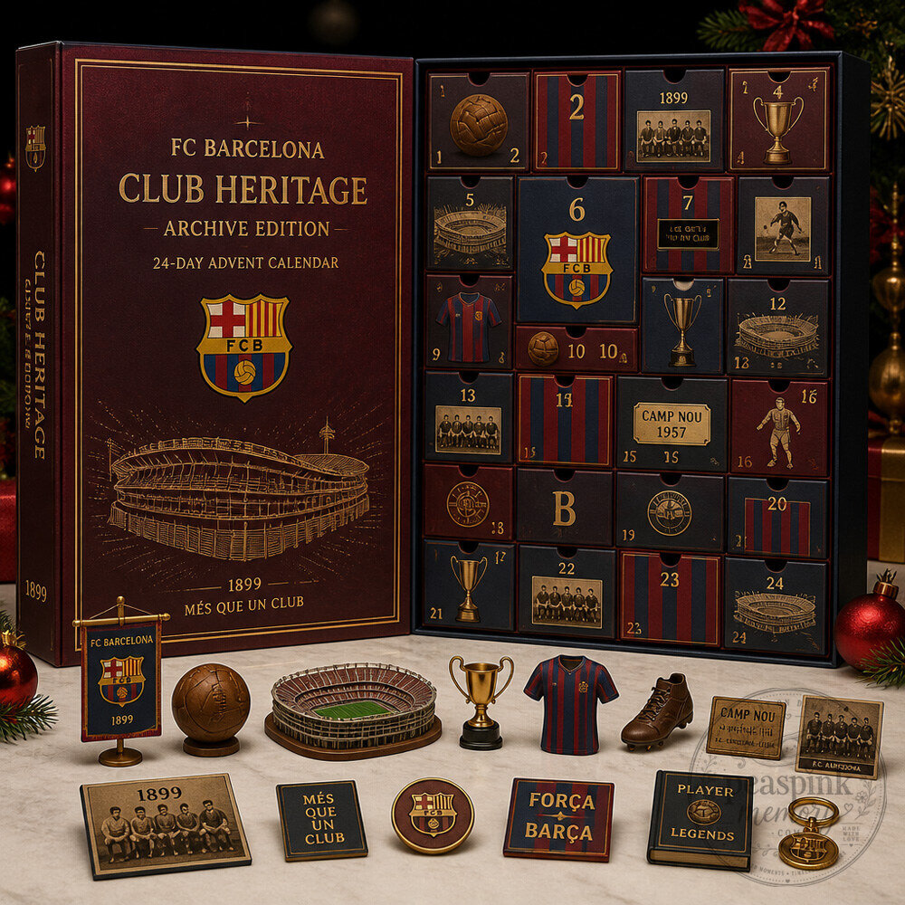 Barcelona Soccer With Club Heritage Archive Collectibles 24 Day Advent Calendar 1 Barcelona Soccer With Club Heritage Archive Collectibles 24 Day Advent Calendar
