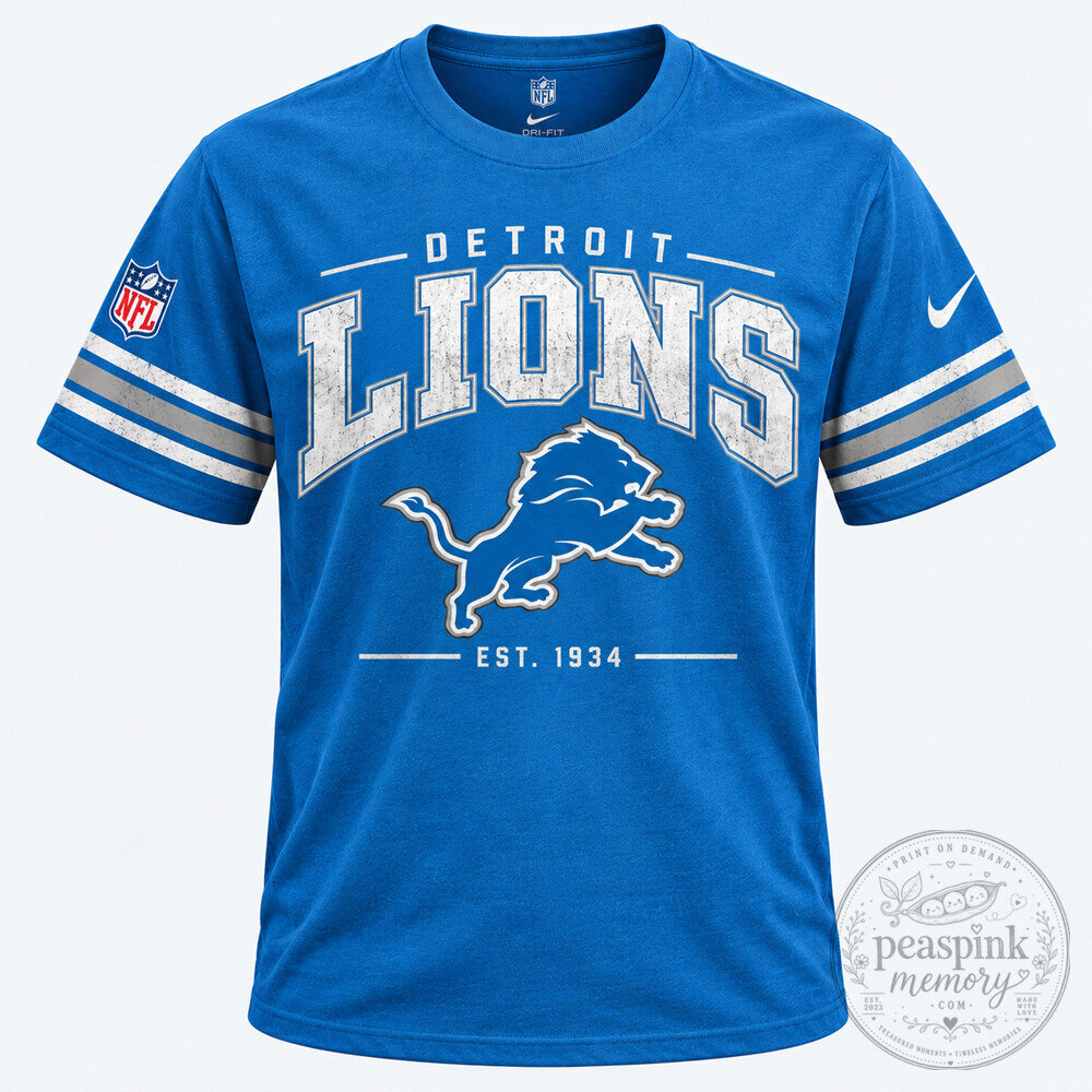 Detroit Lions Shirt for Fans - Celebrate Team Spirit in Style