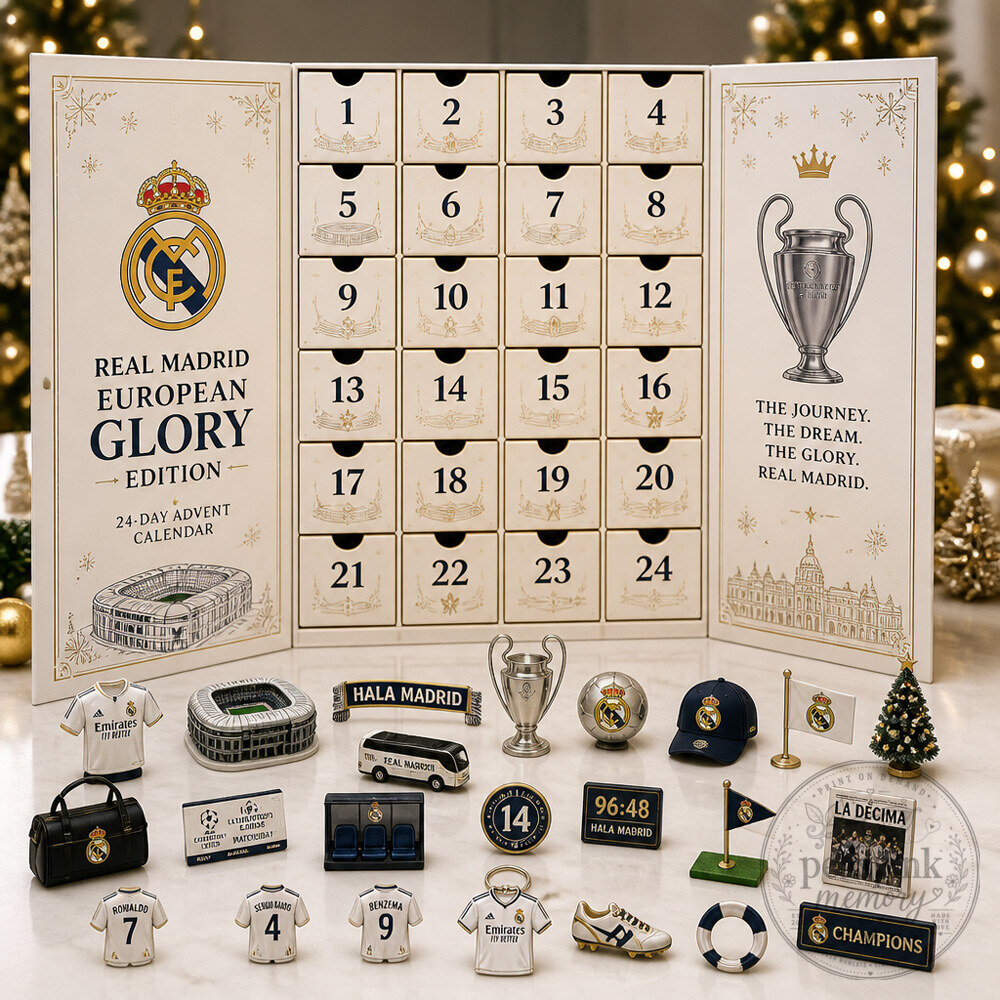 24 Day Real Madrid Soccer Advent Calendar With European Glory Football Collectibles 2 24 Day Real Madrid Soccer Advent Calendar With European Glory Football Collectibles