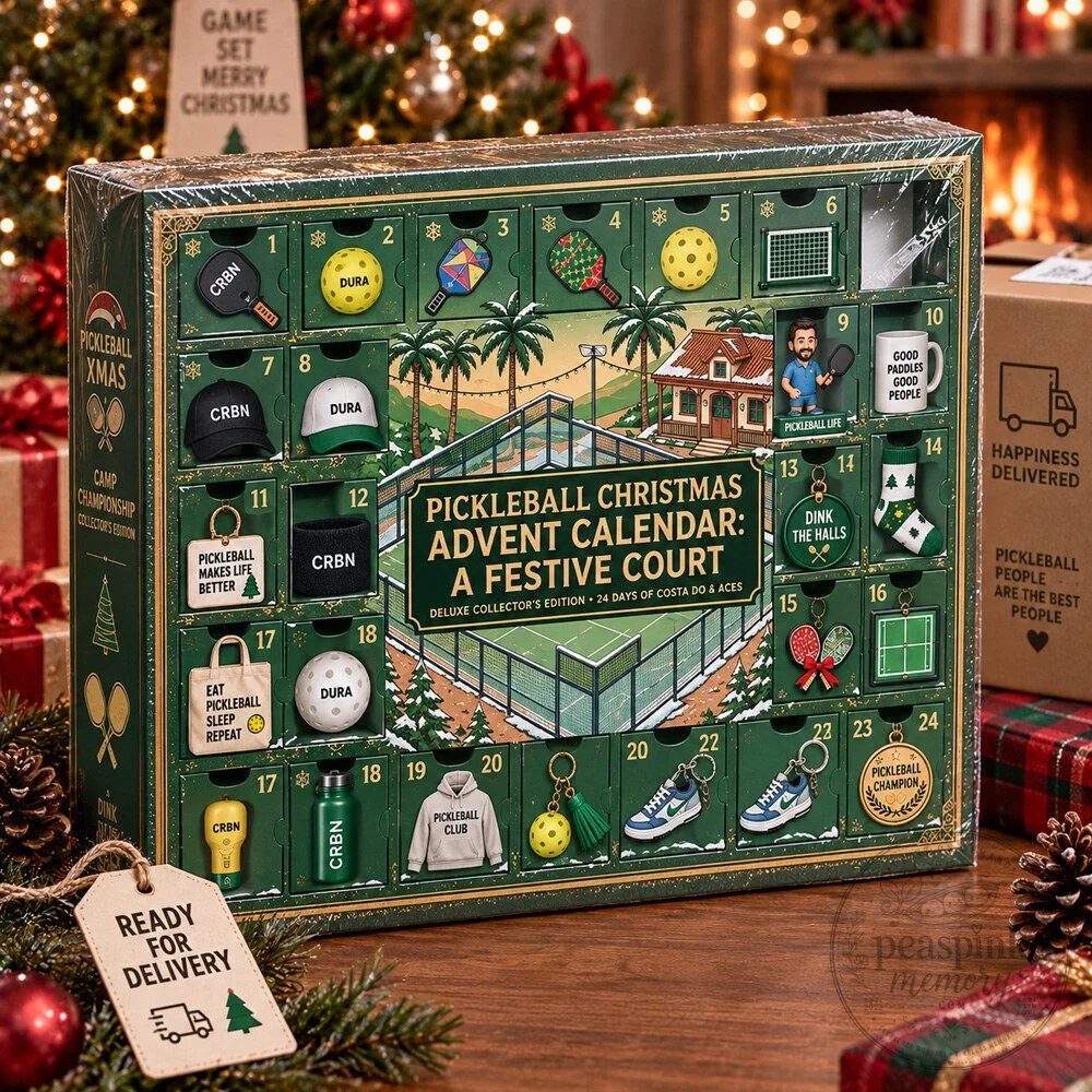 Pickleball Christmas Advent Calendar Trending 2026