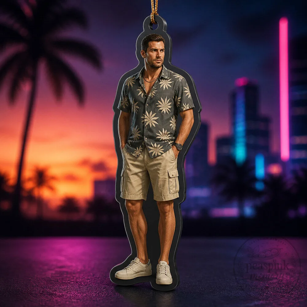 GTA VI Jason Duval Christmas Ornament 3D Character Collectible