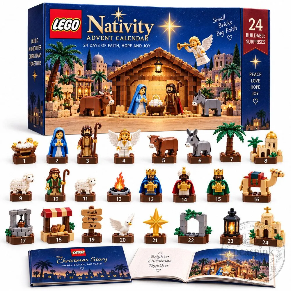 LEGO Nativity Christmas Brick Models 2026 Advent Calendar 24 Day