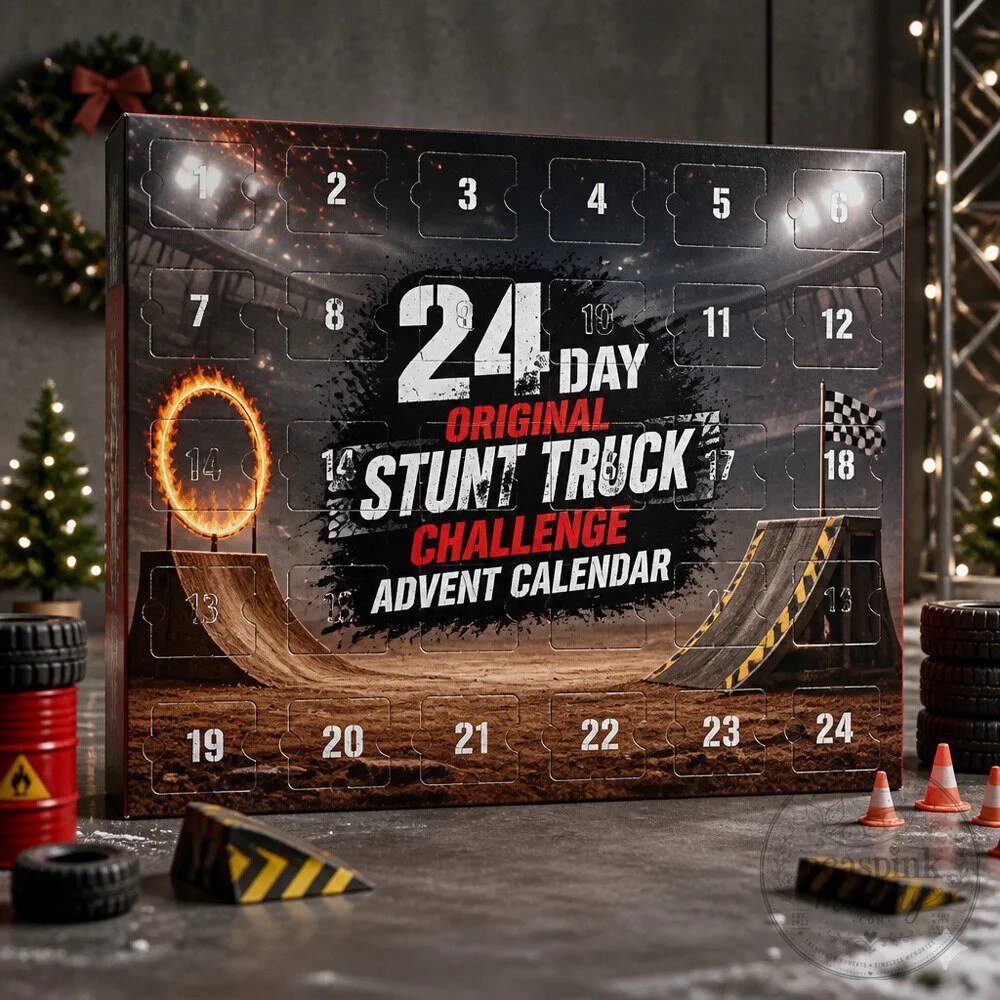 Monster Jam Advent Calendar 2026 With 24 Day Stunt Challenges